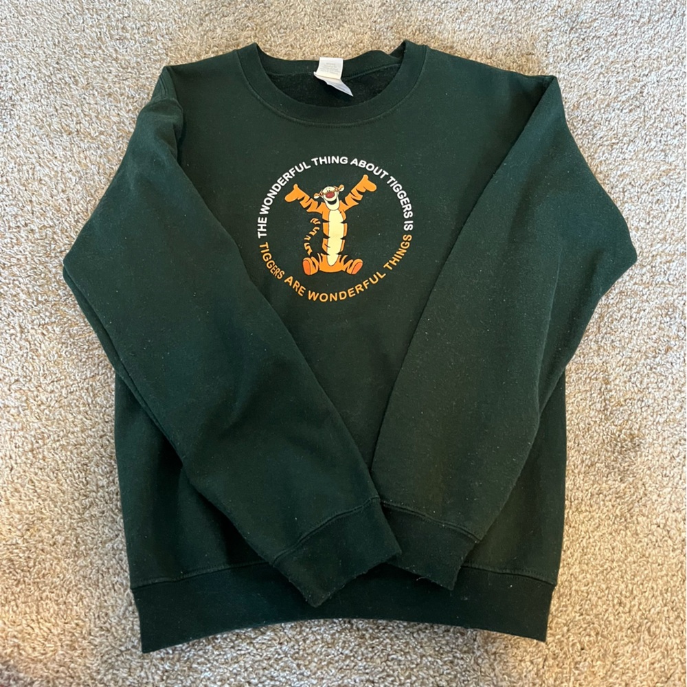 Tigger sweatshirt “most wonderful thing about tiggers”